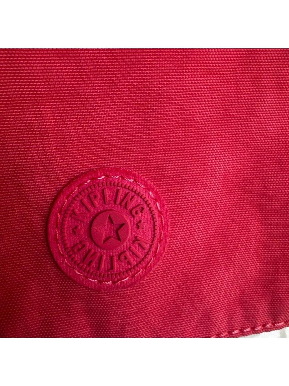 Kipling Red Eldorado Small Crossbody Wallet Purse With Monkey Charm - Picture 4 of 12